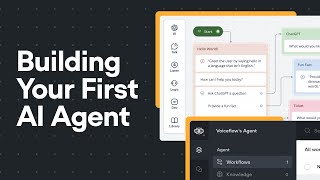 Building Your First AI Agent  Introduction to Voiceflow 2024 [upl. by Wurtz]