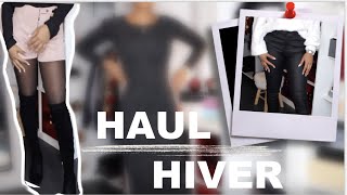 TRY ON HAUL TENUES TENDANCES POUR LHIVER AUTOMNE  ZARA MANGO😍👠Fiftyshadesofoly [upl. by Ialohcin847]