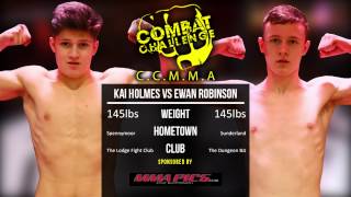 Combat Challenge North East 6 Kai Holmes vs Ewan Robinson [upl. by Manuela]