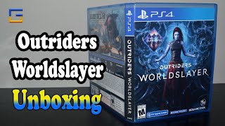 Outriders Worldslayer PS4 Unboxing amp Overview [upl. by Drofdeb655]