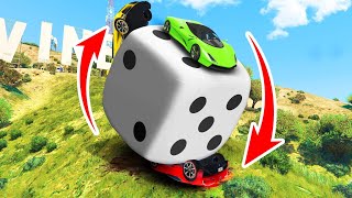 GTA 5 DERBY On A Spinning DICE [upl. by Kcirderf]