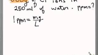 Concentration Sec 4 science gL  conc and PPM [upl. by Eirolav]