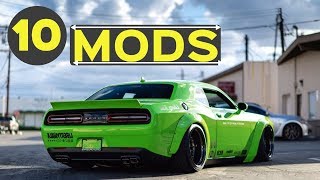 10 Popular Mods for the Dodge Challenger  Making Your Car Awesome [upl. by Coppinger215]