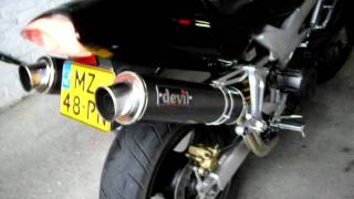 Honda VTR 1000 Firestorm impressive sound [upl. by Battiste]