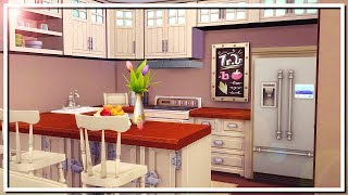 The Sims 4  SINGLE PARENT APARTMENT 🌆👩‍👧 👨‍👧  Speed Build No CC [upl. by Amehsyt]