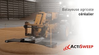 ACTISWEEP  Balayeuse agricole et céréalier [upl. by Ressler]