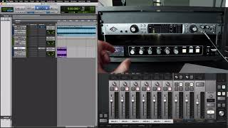 Connecting Outboard Gear To The Apollo x8 For Mixing [upl. by Smeaj]