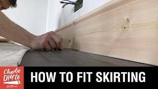 How to Install Skirting Boards  a DIY Guide [upl. by Akehsar]