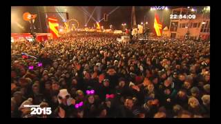 Falco meets Mercury Brandenburger Tor Silvester 2015 [upl. by Chema971]