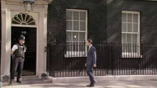 Cameron welcomes Clegg to Downing Street [upl. by Manton]