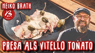 Presa im Vitello Tonnato Style 🔥🐖🐟 Nackenkern vom Schwein 🔴 Heiko Brath [upl. by Brockie855]