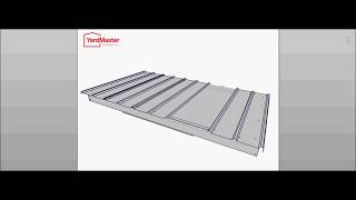 Video Assembly Yardmaster Store All 6x4 PZ Metal Shed [upl. by Atimed625]