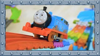 Diesels vs Steamies in an Exciting Spiral Challenge with Thomas and Friends [upl. by Atteinotna]