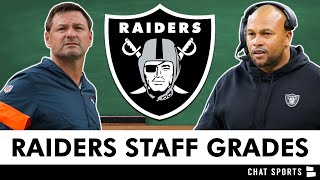 Las Vegas Raiders Coaching Staff Grades For 2024 Under Antonio Pierce amp Tom Telesco  Raiders News [upl. by Romaine]