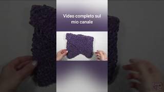 scaldacollo ai ferri🧶 tutorial completo sul mio canale😘shortsfattoamanoconamore enzavitone [upl. by Krisha374]