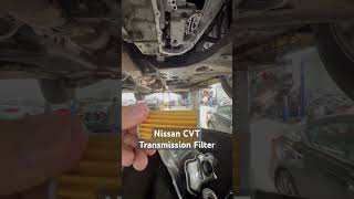 Nissan CVT Transmission filter change [upl. by Edas]