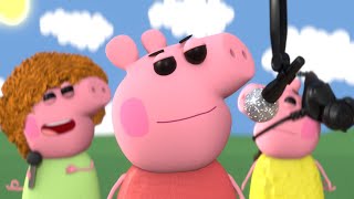 When Peppa Pig Makes A Rap Song Animated Movie [upl. by Pouncey149]