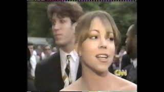 CNN announces Mariah Careys amp Tommy Mottolas divorce 1997 [upl. by Enytsirk171]