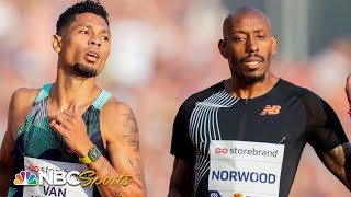 World record holder van Niekerk holds off competition in Oslo 400m  NBC Sports [upl. by Daile]