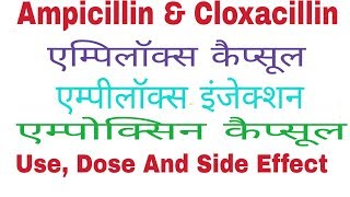 Ampicillin use in HindiAmpoxin 500 mg capsuleAmpilox 500 mg capsule [upl. by Silado]