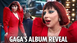 Joker 2 star Lady Gaga reveals quotHarlequinquot album at premiere including Happy Mistake exclusive [upl. by Goff370]