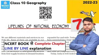 Lifelines of National Economy  Class 10 Geography Chapter 7Full Chapter [upl. by Sean45]