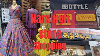 Narsingh store visit Fabric and saree shoppingkrishnapatnam Jubilee hillssumana tho saradaga [upl. by Huber]