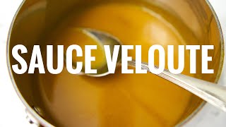 Sauce Velouté with Derivatives  Five Mother Sauces [upl. by Akenahs]