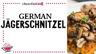 German Jagerschnitzel Hunters Schnitzel [upl. by Puto]