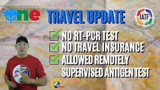 PHILIPPINES TRAVEL UPDATE  IATF RESOLUTION NO 168 [upl. by Anenahs]