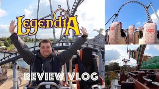 Legendia amp Lech Coaster Review Vlog van het park en de attracties [upl. by Dnomsaj]