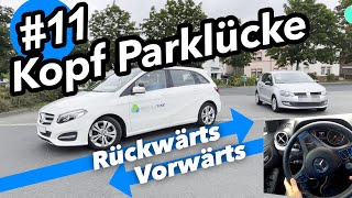 11 Kopfparklücke  Parken quer  Fahrschule Punkt [upl. by Ashlee]