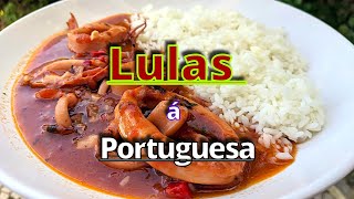 Lulas Guisadas á Portuguesa clássica  Receita [upl. by Longo]