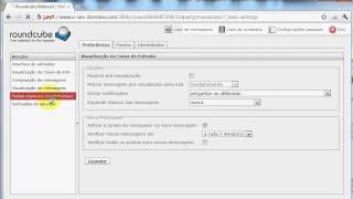 Utilizar o webmail roundcube [upl. by Halil]