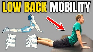 4 Movements to Improve Low Back Lumbar Mobility [upl. by Ecitnerp]