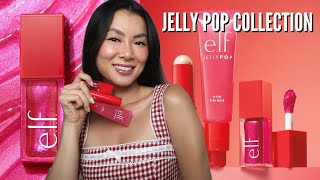 NEW elf Cosmetics Jelly Pop Collection Review  Is it Worth it 🍉 [upl. by Lynea]