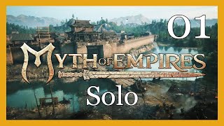 Myth of Empires  Que peuton faire en solo sur 3h de temps  01 [upl. by Gilliette]