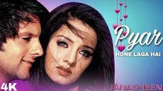 Mujhe Pyar Hone Laga Hailyrical video  Janasheen  Sonu Nigam Alka Yagnik Fardeen Khan Celina [upl. by Aeduj441]