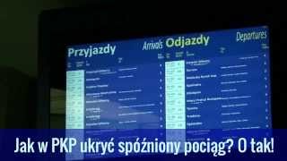 Jak schować info o spóźnionym pociągu PKP to wie [upl. by Sima]