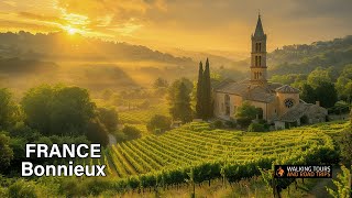 Beautiful French Villages  Bonnieux France  Village Tour in 4k video [upl. by Anilejna]