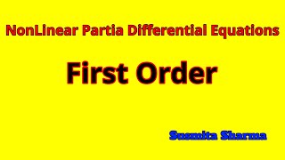 NonLinear Partial Differential Equations First Order Type 4 Semester 3 Paper 7 Lacture 9 Q pqxy [upl. by Nagam176]