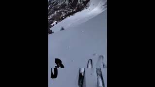 Glacier ski freeride Zermatt Switzerland [upl. by Akienat]