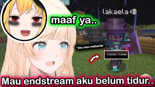 Iroha Ketika Pengen Nyari Netherite Bareng Kaela Tapi Mau Endstream Belum Tidur [upl. by Ayoted495]