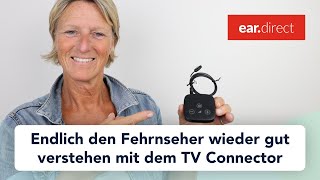 Mit Hörgeräten den Fernseher gut verstehen So verbinden Sie den Phonak TVConnector  eardirect [upl. by Heck427]