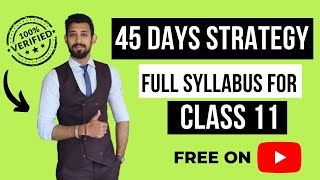 45 Days Strategy  Full Commerce Syllabus  Class 11  Half yearly Preparations  Must Watch for all [upl. by Ltney]