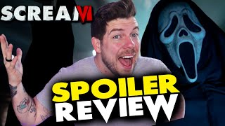 Scream VI SPOILER REVIEW  Opening scene Ghostface motive ending explained [upl. by Nonie]