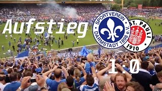 SV Darmstadt 98 VS St Pauli  Lilien Aufstieg 2015 24052015 Die Heiner feiern [upl. by Ahsan]