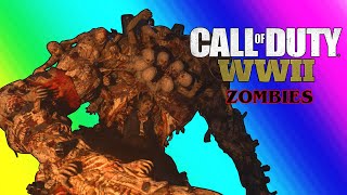 COD WW2 Zombies Funny Moments  Easter Egg Boss and POOB Clan Tryouts [upl. by Marbut130]