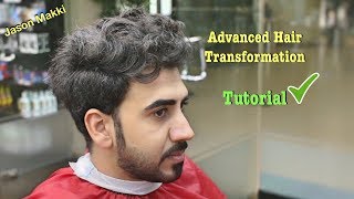 Advanced Haircut for Men  Hair Transformation Tutorial  Brand New Hairstyle For men 2018 24 [upl. by Amelita692]