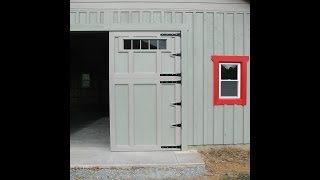 How to build Barn or Garage Swing out Doors [upl. by Hnad]